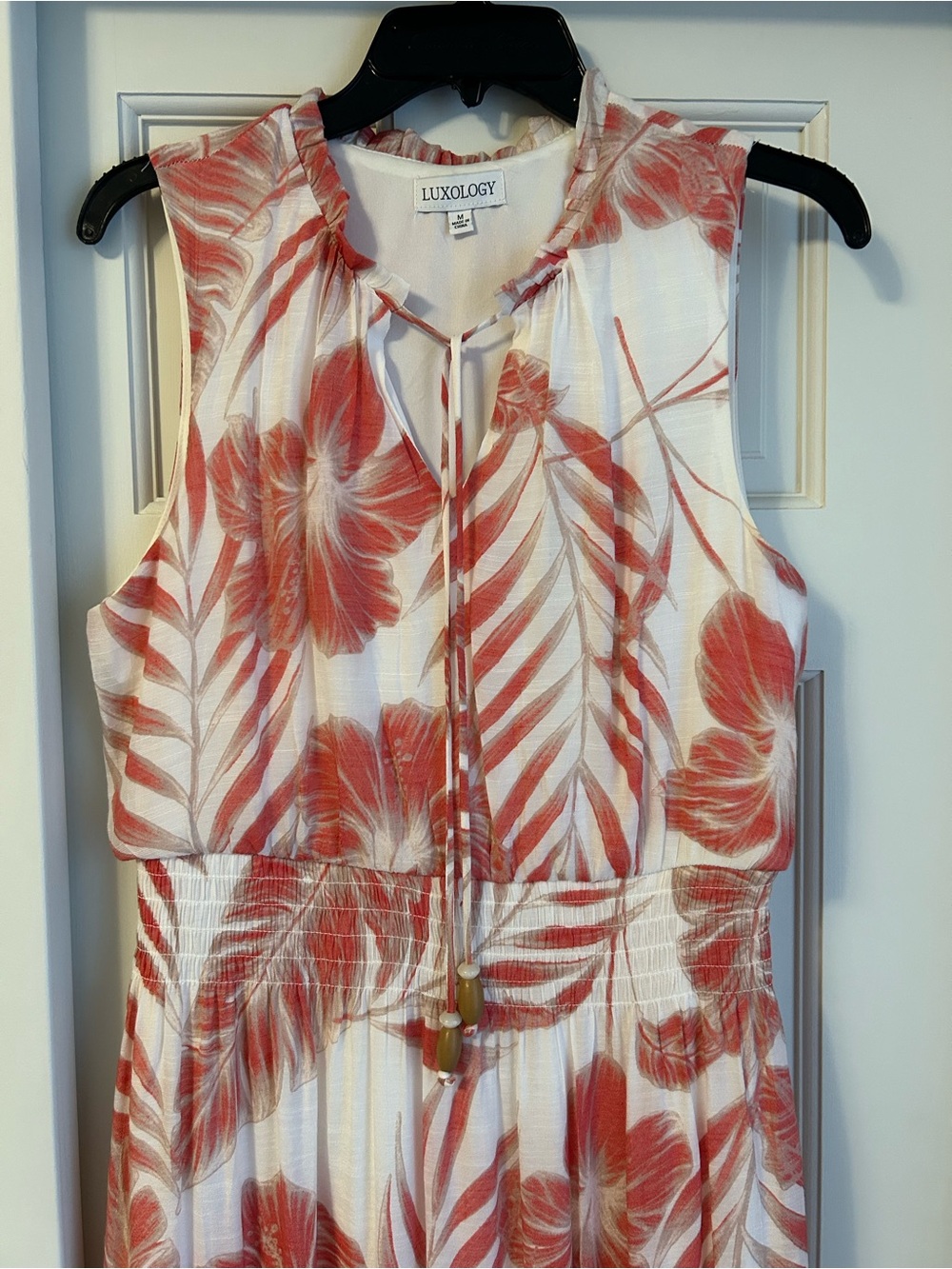 Luxology Long Maxi Dress with Floral Print | size M